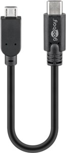 USB 2.0 Câble USB-C™ vers Micro-B, Noir