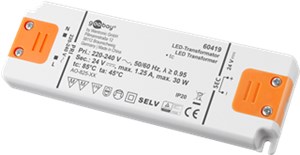 Transformateur LED 24 V (DC)/30 W