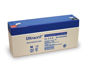 Lead acid battery 6 V, 3.4 Ah (UL3.4-6)