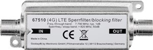 Filtr blokujący LTE/4G, F gniazdo-F gniazdo