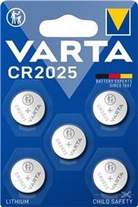 CR2025 (6025) bateria, 5 szt. w blistrze