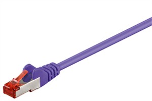 CAT 6 Patchkabel, S/FTP (PiMF), violett