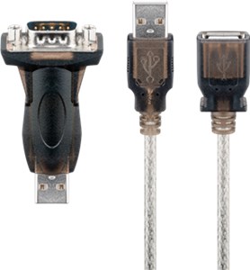 USB-auf-seriell-Adapter, transparent