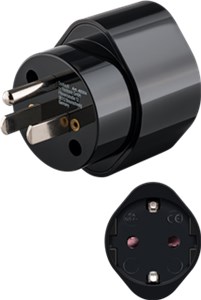 Netzadapter US/Japan, Schwarz