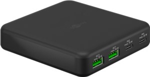 USB-C™ PD GaN Multiport-Tischladegerät (65 W) schwarz