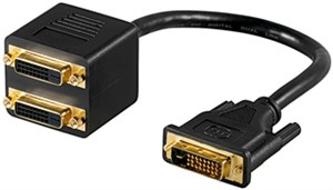 DVI-Adapterkabel, vergoldet