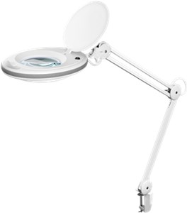 LED-Klemm-Lupenleuchte, 8 W, weiß