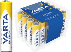 LR03/AAA (Micro) (4103) Pile, 24 dans la boîte