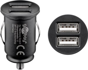 Chargeur de Voiture Dual-USB (12 W)