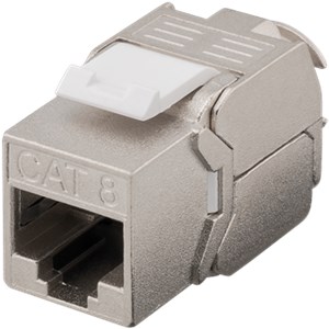 Modulo Keystone RJ45 CAT 8.1, STP, certificato GHMT