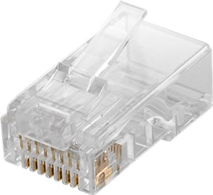 RJ45-Stecker, CAT 5e UTP ungeschirmt