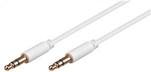 Kabel połączeniowy jack 3,5 mm, pozłacany