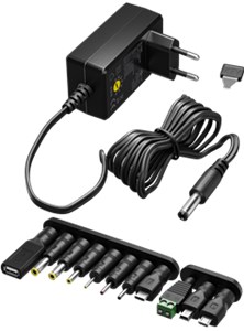 Universal-Netzteil (3 V - 12 V, max. 3,6 W / 0,3 A)