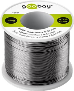 Solder Lead-Free, ø 0.56 mm, 250 g