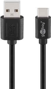 Câble USB 2.0 (USB-C™ vers USB A), Noir