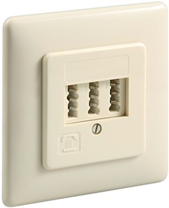 3x TAE-NFN Wall Plate, Flush Mount