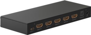 HDMI™-Umschaltbox 4 auf 1 mit Audio-Ausgang (4K @ 60 Hz)