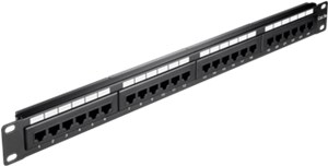 CAT 5e Panneau de Brassage 19 Pouces (48,3 cm), 24 Ports (1 U)