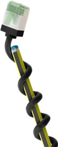 Ultraflexibles CAT 8.1 Patchkabel, slim, U/FTP, schwarz