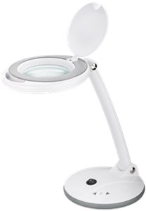 Lampa lupa LED z podstawa, 6 W, biały