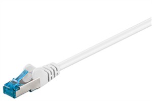 CAT 6A Câble Patch, S/FTP (PiMF), blanc, 20 m