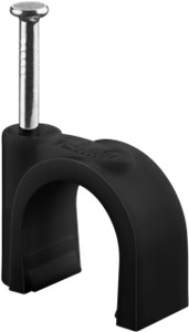 Cable Clip 14 mm, black