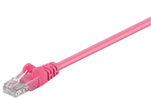 CAT 5e Câble Patch, U/UTP, magenta, 3 m