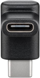USB-C™ to USB-C™ Adapter 90°, black