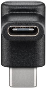 Adaptateur USB-C™ vers USB-C™ 90°, noir