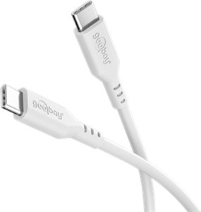 USB-C™ Silicone Cable, 1.5 m, white