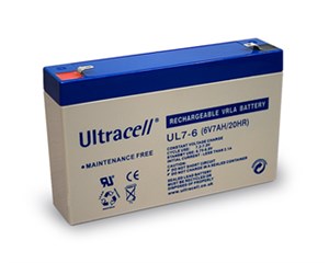 Batterie au plomb 6 V, 7 Ah (UL7-6)