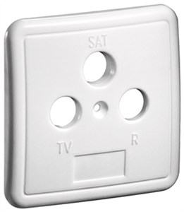 3-hole Cover Plate for Antenna Wall Sockets