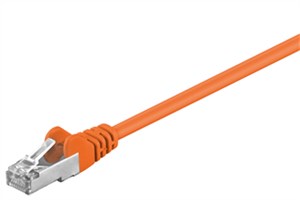 CAT 5e Câble Patch, F/UTP, orange, 0,5 m