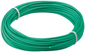 Filo di rame isolato, 10 m, verde