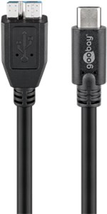 Câble USB-C™ vers Micro-B 3.0, Noir