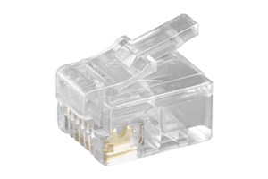 Connecteur RJ12 pour Câble Plat, 6 Broches