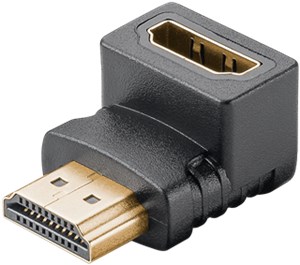 Adattatore HDMI™ angolare 270° verticale, 8K @ 60 Hz, placcato oro