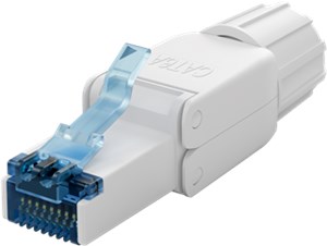 CAT 6A connettore RJ45 non schermato UTP, per montaggio senza attrezzi