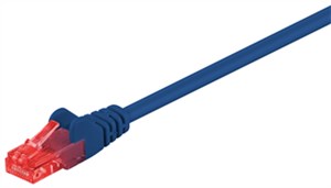 CAT 6 cavo patch, U/UTP, blu