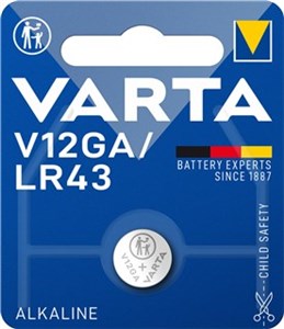 LR43 (4278) Battery, 1 pc. blister