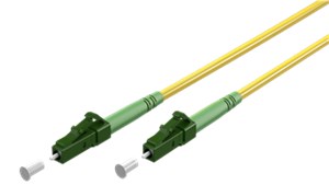 Glasfaserkabel (FTTH), Singlemode (OS2) Yellow, (Simplex), 0,5 m