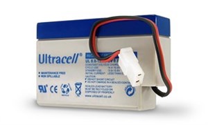 Lead acid battery 12 V, 0.8 Ah (UL0.8-12)