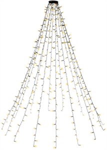 400 LED-Baummantel mit Ring, 16x 1,5 m