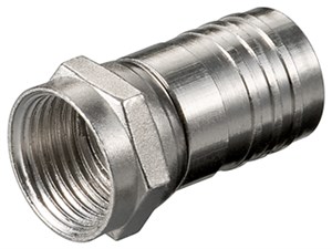 Crimp-F-Stecker 8,0 mm