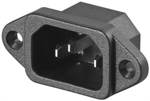 AC-Einbaustecker, (* mm²)