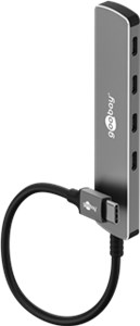 Slim 4-portowy koncentrator USB, USB-C™ na USB-C™, 5 Gbit/s