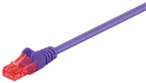 CAT 6 kabel krosowy, U/UTP, fioletowy