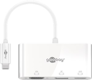 USB-C™ Multiport Adapter with VGA, DisplayPort™, HDMI™