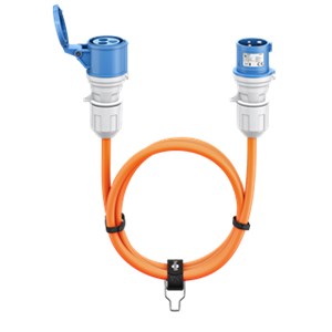 CEE-Verlängerung, CEE-Stecker auf CEE-Kupplung, 5 m