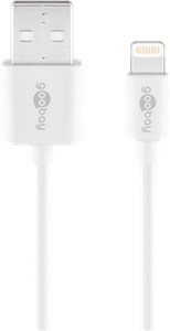 Lightning USB Lade- und Synchronisationskabel, 0,5 m, weiß